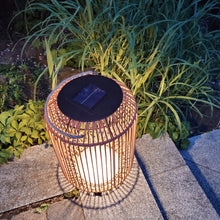 Load image into Gallery viewer, Tulum Smart Solar Outdoor Patio Garden LED Light 13 X 19 In. - Beige - BAZZ Smart Home.ca