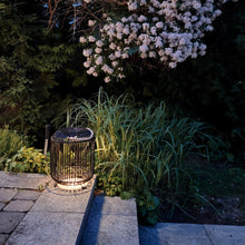 Load image into Gallery viewer, Tulum Smart Solar Outdoor Patio Garden LED Light 11x 15 In. - Black - BAZZ Smart Home.ca