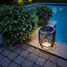 Load image into Gallery viewer, Tulum Smart Solar Outdoor Patio Garden LED Light 11x 15 In. - Black - BAZZ Smart Home.ca