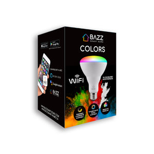 BR30 Smart WiFi RGB LED Bulb - BAZZ Smart Home.ca