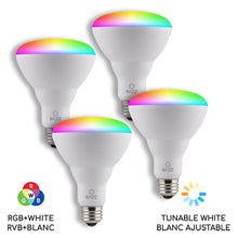 Load image into Gallery viewer, BR30 Smart WiFi RGB LED Bulb - BAZZ Smart Home.ca