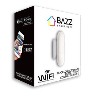 Smart WiFi Door Contact Sensor - BAZZ Smart Home.ca