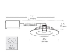 Load image into Gallery viewer, MOOD : tune your whites - Smart WiFi 4&quot; LED Recessed Light Fixture (SLMR4TNWFB) - BAZZ Smart Home.ca