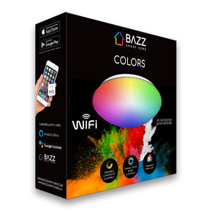 14" Smart Wifi RGB + White ceiling fixture - BAZZ Smart Home.ca