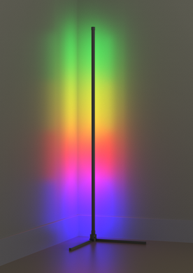 WiFi LED Corner Floor Atmosphere Lamp RGB Digital+White Version - BAZZ Smart Home.ca
