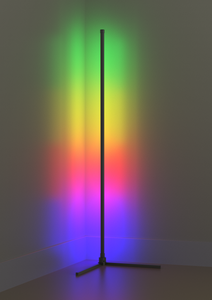 WiFi LED Corner Floor Atmosphere Lamp RGB Digital+White Version - BAZZ Smart Home.ca
