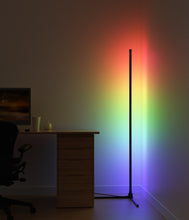 Load image into Gallery viewer, WiFi LED Corner Floor Atmosphere Lamp RGB Digital+White Version - BAZZ Smart Home.ca
