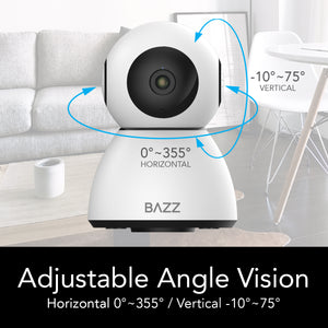 Smart WiFi House Alarm Kit with HD 1080p Camera - BAZZ Smart Home.ca