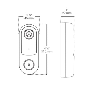 Smart WiFi Video Doorbell with HD 1080p Camera - BAZZ Smart Home.ca